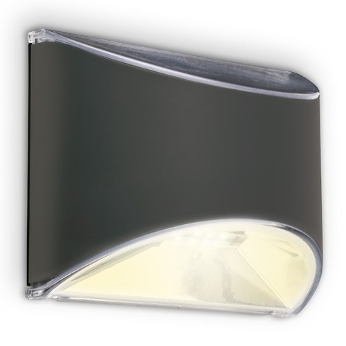 Solar outdoor wall light dusk - wall,
