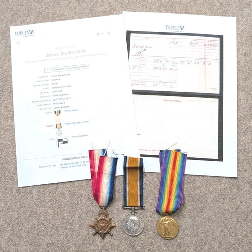 Ww1 british medal trio cpl - -,