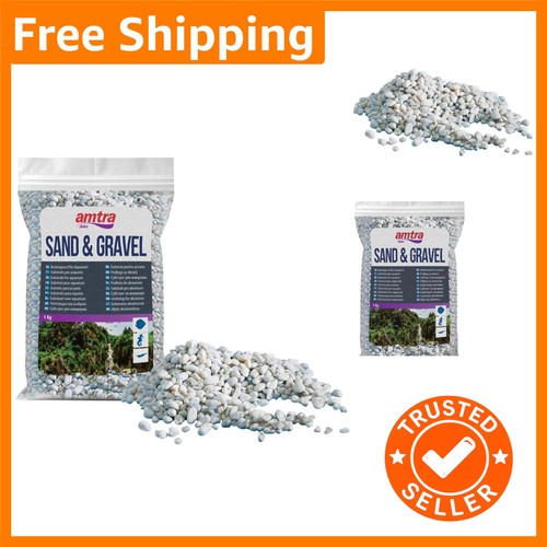 Coarse white aquarium - coarse, gravel