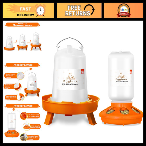 Automatic chicken feeder - chicken, &