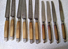 2 X SETS ANTIQUE FRENCH SILVER