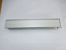 12.5" SlLVER SLIMLINE LETTER BOX LETTERBOX  20 TO 80mm uPVC PVC TIMBER DOOR 