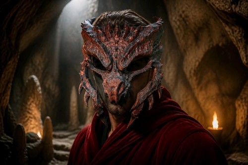 The dragon cultist mask - ,