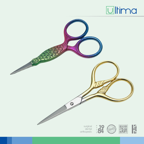 Stork embroidery scissors and - embroidery,