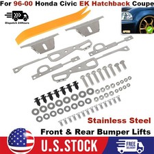 Front & Rear Bumper Lifts For Honda Civic EK Hatchback With Hardware US Hatch