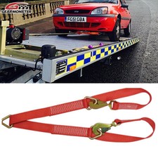 Tow Brother Strap Floating D Ring Equal Even Pull Recovery Trailer Axle Hook