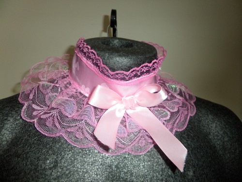 Abdl sissy pink heart - sissy, satin