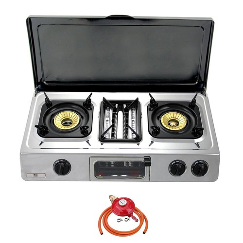 Portable gas stove burner - gas,