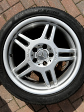 MERCEDES-BENZ C CLASS W202 W203 AMG 17" REAR RONAL WHEEL A1704012102 8.5J #1