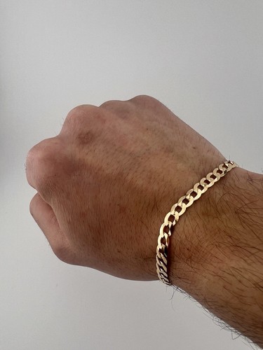 New 9ct solid gold bracelet - solid,