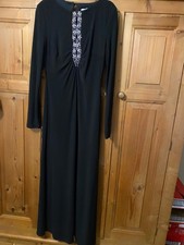 Monsoon Black Diamante Long