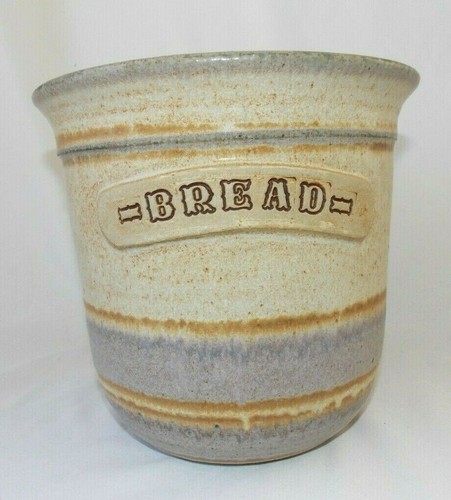 Pottery bread crock - crock, roseanne