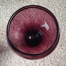 Vintage Empoli Glass Purple