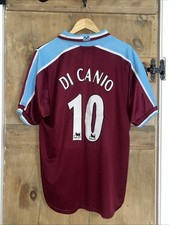 Fila West Ham 1999-2001 Home Football Shirt Di Canio 10 100% Authentic Used