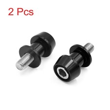 2 Pcs  10mm Thread Dia Black