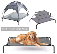 Raised Dog Bed Trampoline Hammock Heavy Duty  & Washable Pet Bed S/M/L/XL