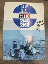 Lely Iseki Tractors 2WD 4WD TX 2140 2160 Vintage Brochure