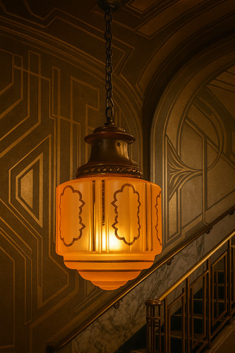 Antique art deco pendant - antique,