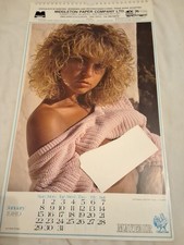 Middleton Paper Calendar  Pin Up Girls Willenhall - Vintage 1989