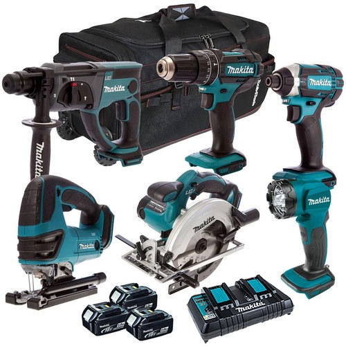 Makita 18v lxt piece combo - 18v,