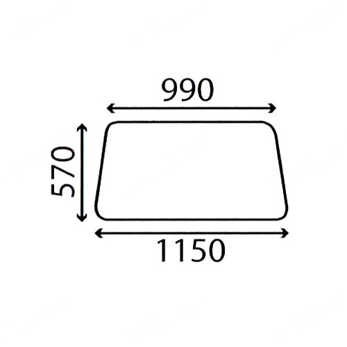 Upper door glass - door,