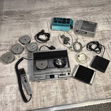 Vintage Grundig Stenorette SL Dictation Tape Recorder Machine with Extras 