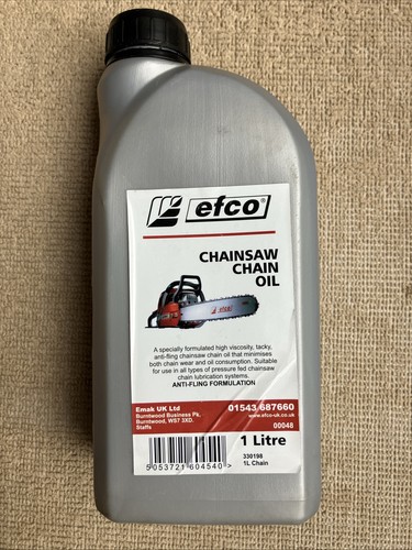 Efco chainsaw oil litre - efco,