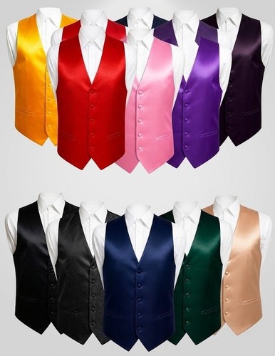 Mens satin formal waistcoat - formal,
