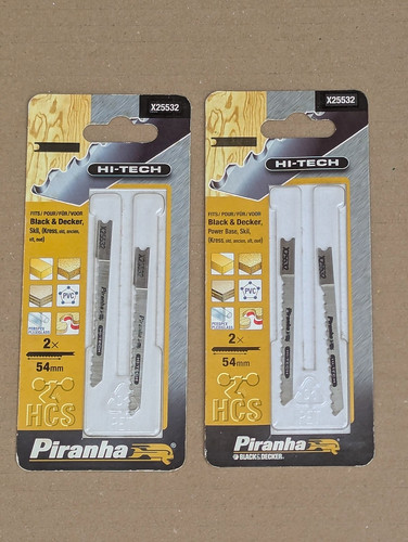 Packs black decker - 2, piranha