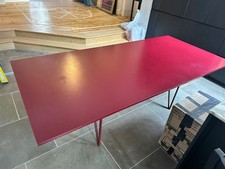 Stunning designer Burgundy Wooden Table Which Seats 6-8 Comfortably