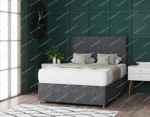Plain divan bed with - divan,