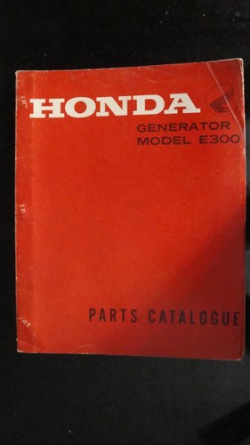 Honda e300 generator parts - e300,