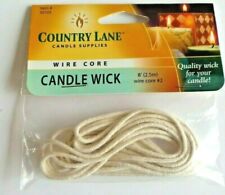 Country Lane Candle Supplies Wire Core Wick for Votive Container Candles 2.5m