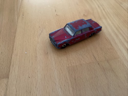 Red matchbox rolls royce - red,