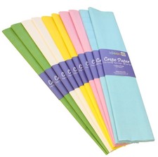 Crepe Paper Pastel colours