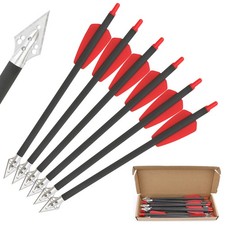 9" Mini Bolts Pure Carbon Arrow Bow Archery Broadheads Outdoor Hunting Shooting