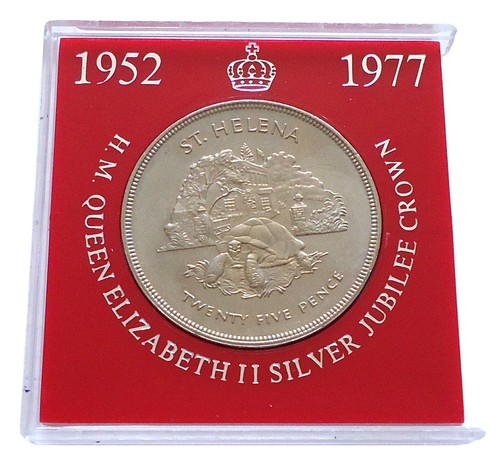 1977 helena pence coin - 1977, 25