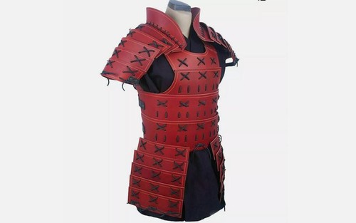 Samurai leather armor sca - samurai, larp