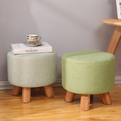 Small wooden footstool - small,