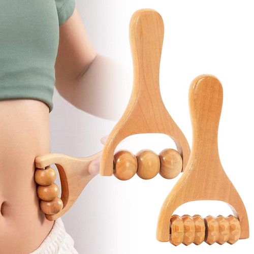 Wooden massage roller wood - wooden,