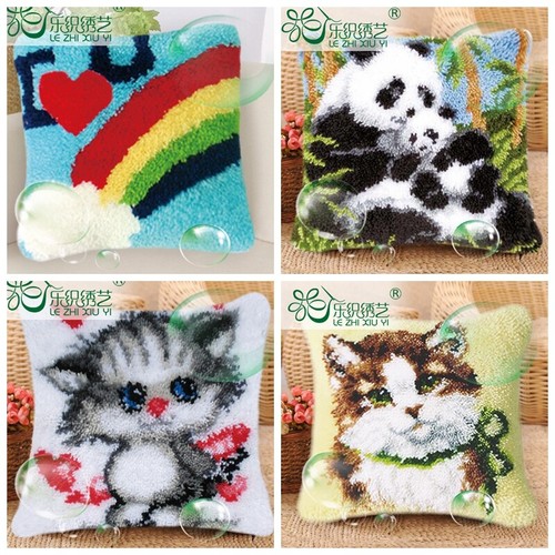 Panda cushion cover - panda,
