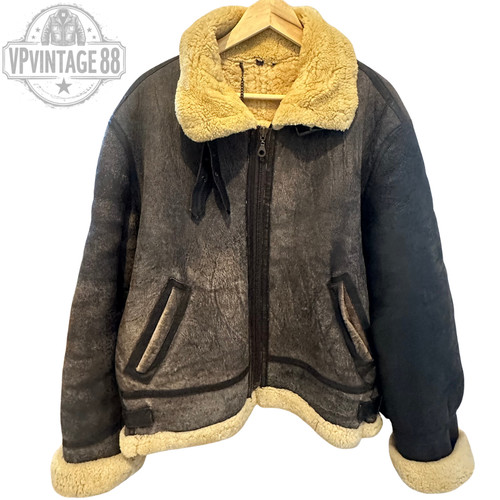 Vintage aviator bomber - b-3,