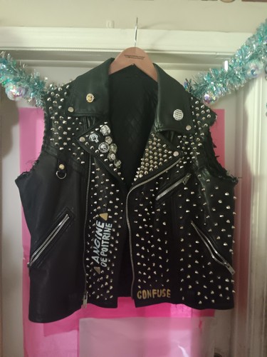 Vintage punk studded leather - punk,