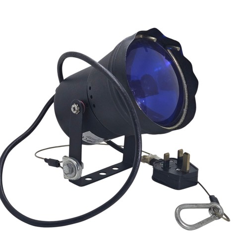 P100bf black pinspot light - light, w/