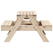 Kids Picnic Table Outdoor Garden Patio Wooden Bench Childrens Furniture Benches