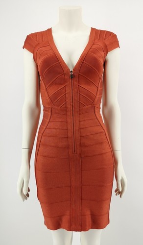 Herve leger women orange - women's, zip