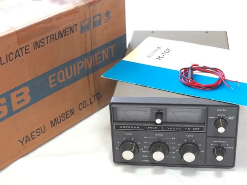 Yaesu 107 antenna tuner ham - tuner,