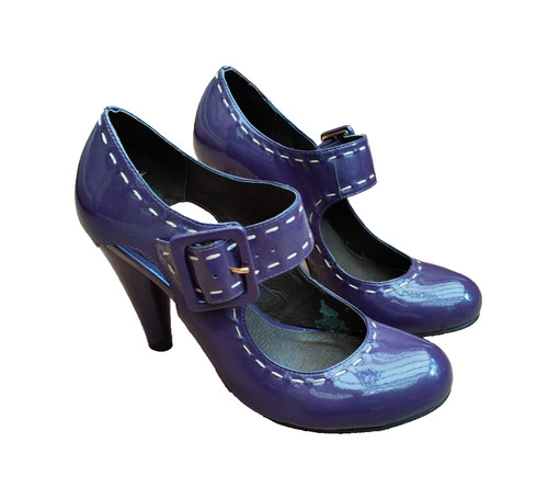Vintage purple patent - vintage,