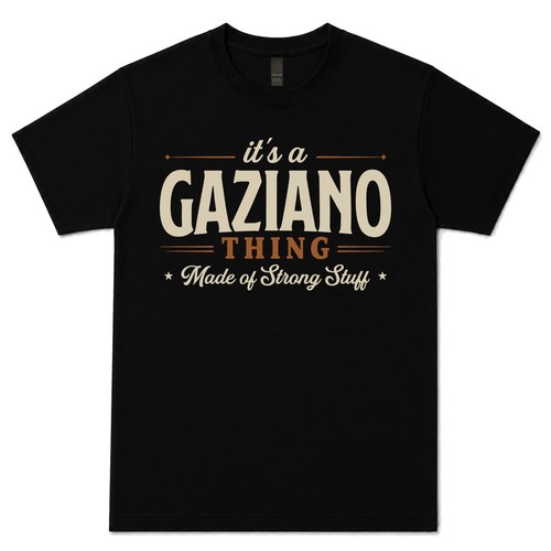 Gaziano thing made of - it's,