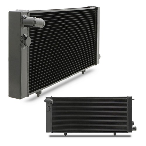 Black radiator aluminium 40mm - aluminium,